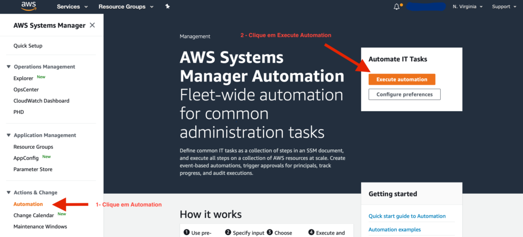 System Manager - Automation Document - Parte 1